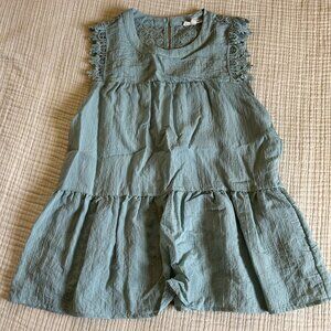 Light Blue Sleeveless Blouse